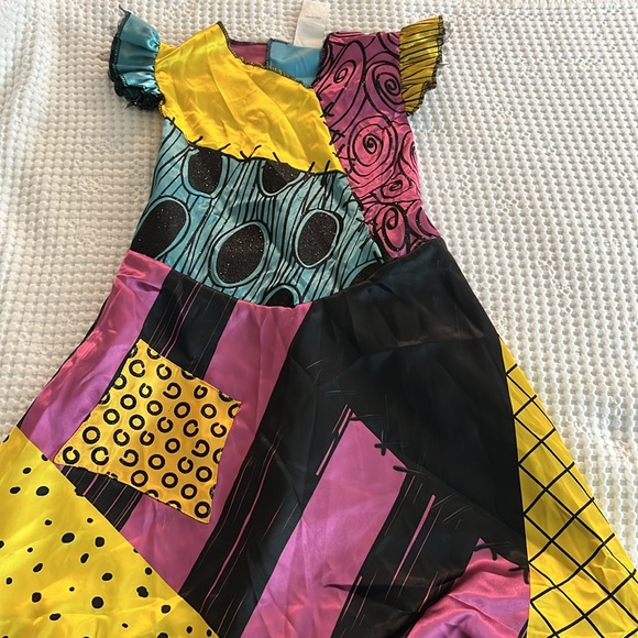 Disney Sally Nightmare Before Christmas Deluxe Halloween Costume Size Girls M - Picture 5 of 6